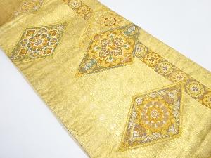 天井菱華紋織り出し袋帯